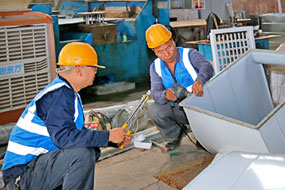 風管材料製作工場 風管材(cái)料製作工場